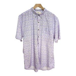 WRK Shirt The Reworked Knit Panel Short Sleeve NWT Stitch Fix Slim Fit XXL